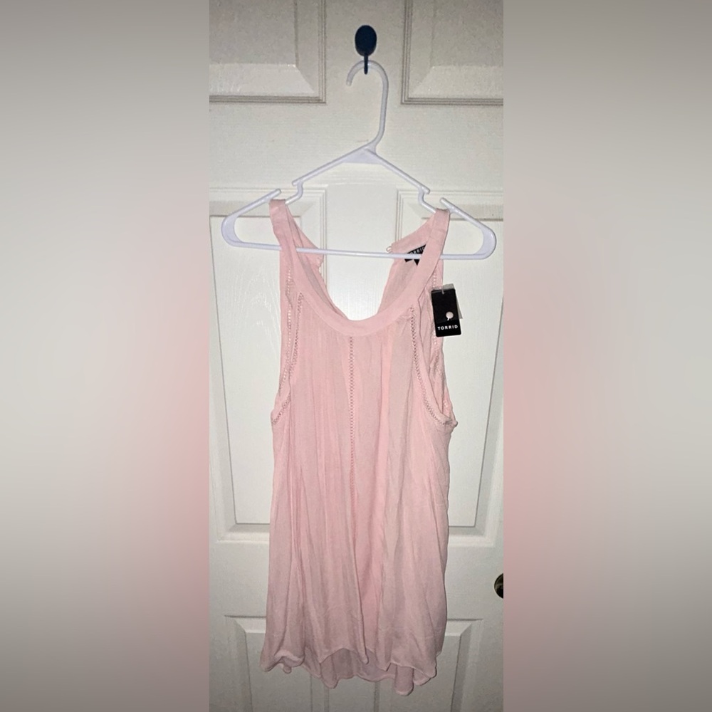 Gauze Goddess Neck Tank